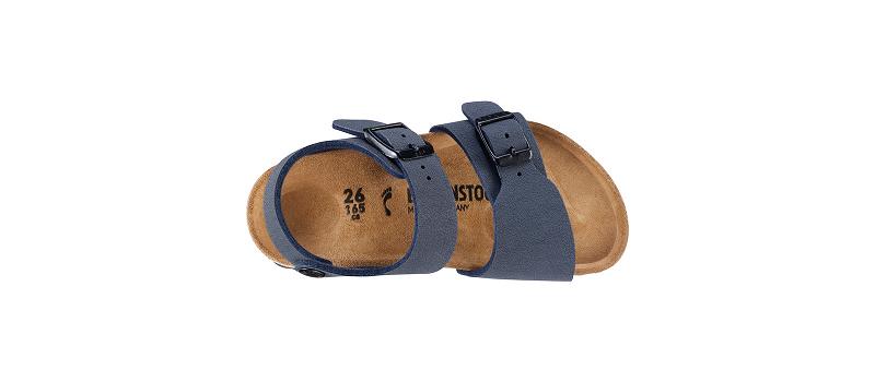 Birkenstock Birkibuc Narrow New York Børn Mørkeblå | DK 133PJJ